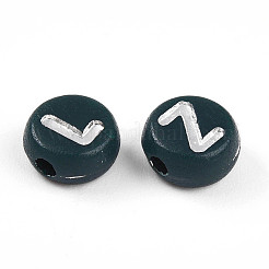 Непрозрачные акриловые бусины&nbsp;OACR-H046-02E