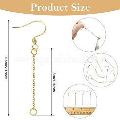 Крючки для сережек из нержавеющей стали 304&nbsp;EJEW-YW00011-01