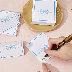 150 шт. прямоугольные бумажные карточки рассадки гостей&nbsp;AJEW-FH0006-93B