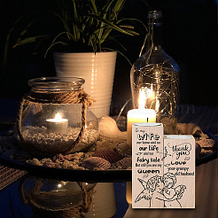 Деревянный подсвечник&nbsp;AJEW-WH0268-005