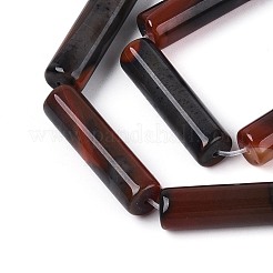 Окрашенные естественный агат бисер пряди&nbsp;G-T144-30A-02