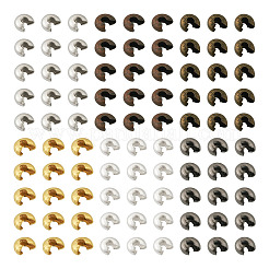 480 шт. 6-х цветные железные крышки для бусин&nbsp;IFIN-PJ0001-01