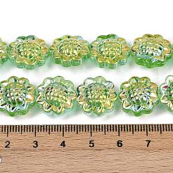 Гальванические стеклянные бусины&nbsp;GLAA-S387-01E