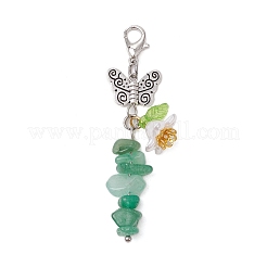 Подвесные украшения из синтетической бирюзы&nbsp;HJEW-JM03113