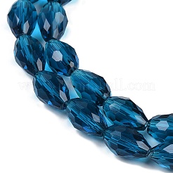 Прозрачные стеклянные бусины&nbsp;X-EGLA-N013-T10mm-D25