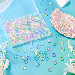 285 шт. прозрачные пластиковые бусины&nbsp;KY-TA0001-54