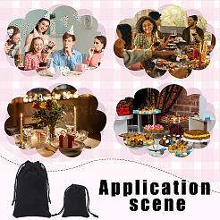 20 шт. 2-х видов прямоугольных бархатных мешочков с завязками&nbsp;TP-NB0001-73