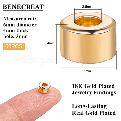 60 шт. Латунные бусины&nbsp;KK-BC0015-39