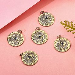 5 шт. Латунные подвески с микропаве&nbsp;ZIRC-SZ0003-07