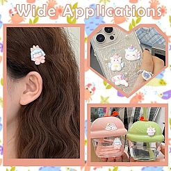 Кабошоны из непрозрачной смолы&nbsp;CRES-YW0002-72