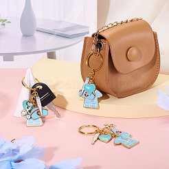 Брелок из эмали из сплава 4 шт.&nbsp;KEYC-TAC00036