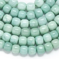 Натуральный Malaysia нефритовые бусы пряди&nbsp;G-B165-F14-10x10mm