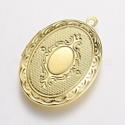 Подвески латуни медальон&nbsp;LS-KK-N0116-054G