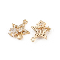 Латунные микро проложить кубического циркония подвески&nbsp;KK-K407-07G