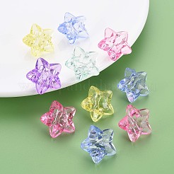 Прозрачные акриловые бусины&nbsp;X-MACR-S373-76-B