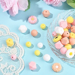 40 шт. Силиконовые бусины&nbsp;SIL-YW0001-66