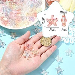 100 шт. Прозрачные акриловые бусины&nbsp;MACR-CJ0002-24