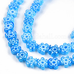 Ручной работы стеклянная бусина тысячецветник нитей&nbsp;LAMP-N029-017A-03