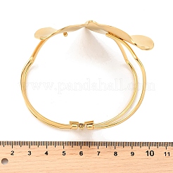 Шарнирные браслеты из нержавеющей стали 304 для женщин&nbsp;BJEW-Z109-02G-02