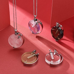 Вращающиеся подвески для флаконов из натурального кварца&nbsp;G-M362-01P