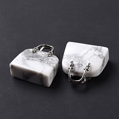 Латунные подвески из натурального ослита&nbsp;KK-E274-01P-025