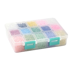 375 г 15-х цветных стеклянных бусин&nbsp;SEED-JP0004-02-3mm