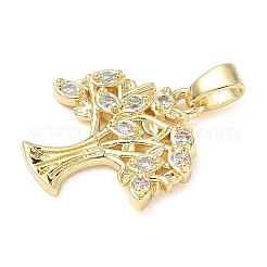 Латунные микро проложить кубического циркония подвески&nbsp;ZIRC-I356-19G