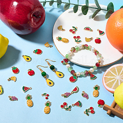 40шт 10 стиля сплава эмалевые подвески&nbsp;ENAM-SC0007-19