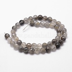 Природного кварца облако нитей бисера&nbsp;G-G736-21-6mm