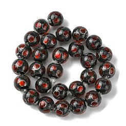 Серебряные песочные бусины лэмпворк ручной работы&nbsp;LAMP-A003-01C