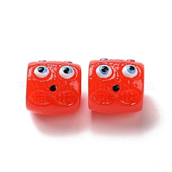 Хэллоуин непрозрачные бусины из смолы&nbsp;LS-RESI-E023-01B