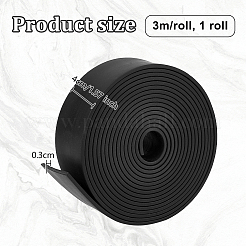 Водонепроницаемая кромка из синтетического каучука&nbsp;AJEW-WH0528-93B