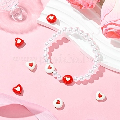 8 шт. 4 стиля латунных эмалевых бусин&nbsp;KK-CJ0002-93