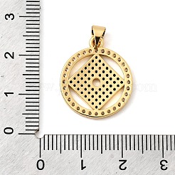 Латунные микро проложить кубического циркония подвески&nbsp;KK-I360-060G