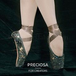 Preciosa® maxima crystal без горячей фиксации плоские камни&nbsp;Y-PRC-NSS6-90310-200