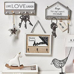 1 шт. старинные деревенские чугунные ключи замок подвесные украшения&nbsp;HJEW-SP0001-25