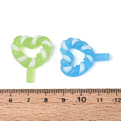 Светящиеся и матовые прозрачные кабошоны из смолы&nbsp;X-RESI-T026-09M