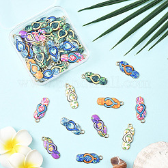 40 шт. Подвески из сплава с эмалью&nbsp;ENAM-SC0007-34