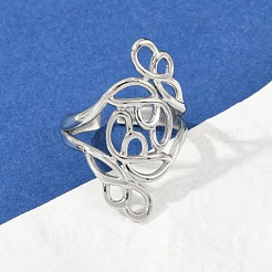 Кольца-манжеты из нержавеющей стали 304 для женщин&nbsp;RJEW-U061-02P