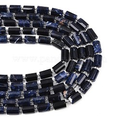 Природный содалит бисер нитей&nbsp;G-G453-E06-10x14mm