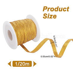 20м блестящая плоская резинка&nbsp;EC-AR0001-10B-02