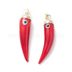 Ручной зла подвески бусины глаз&nbsp;LAMP-F031-01G