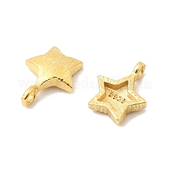 925 подвеска в виде звёзд из стерлингового серебра с текстурированной поверхностью&nbsp;STER-K188-09A-G