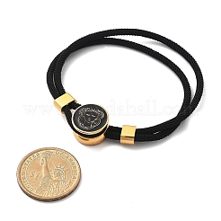 Созвездие нейлоновые шнуры многорядные браслеты&nbsp;BJEW-U016-01A-11