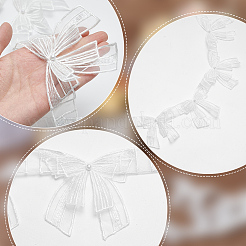 3 ярд полиэстеровой вышивки 3D бант кружева отделки&nbsp;OCOR-AR0001-80