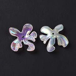 Радужное переливчатое покрытие акриловых бусин&nbsp;OACR-A017-09