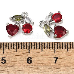 Латунные микро проложить кубического циркония подвески&nbsp;KK-P290-02A-P-01