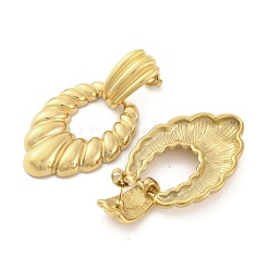 Ионное покрытие (ip) серьги-гвоздики из нержавеющей стали 304 для женщин EJEW-N054-24G