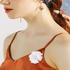 10 шт. 3D цветочные шифоновые аппликации&nbsp;PATC-LP0001-24