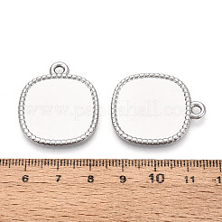 Оправы для подвесок из нержавеющей стали 304 в виде кабошонов&nbsp;STAS-N108-70P